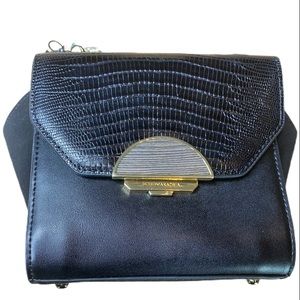 BCBGMAXAZARIA Evianna Leather/Suede Satchel